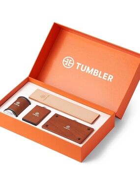 Tumbler Rolling Knife Sharpener Starter Set NIB